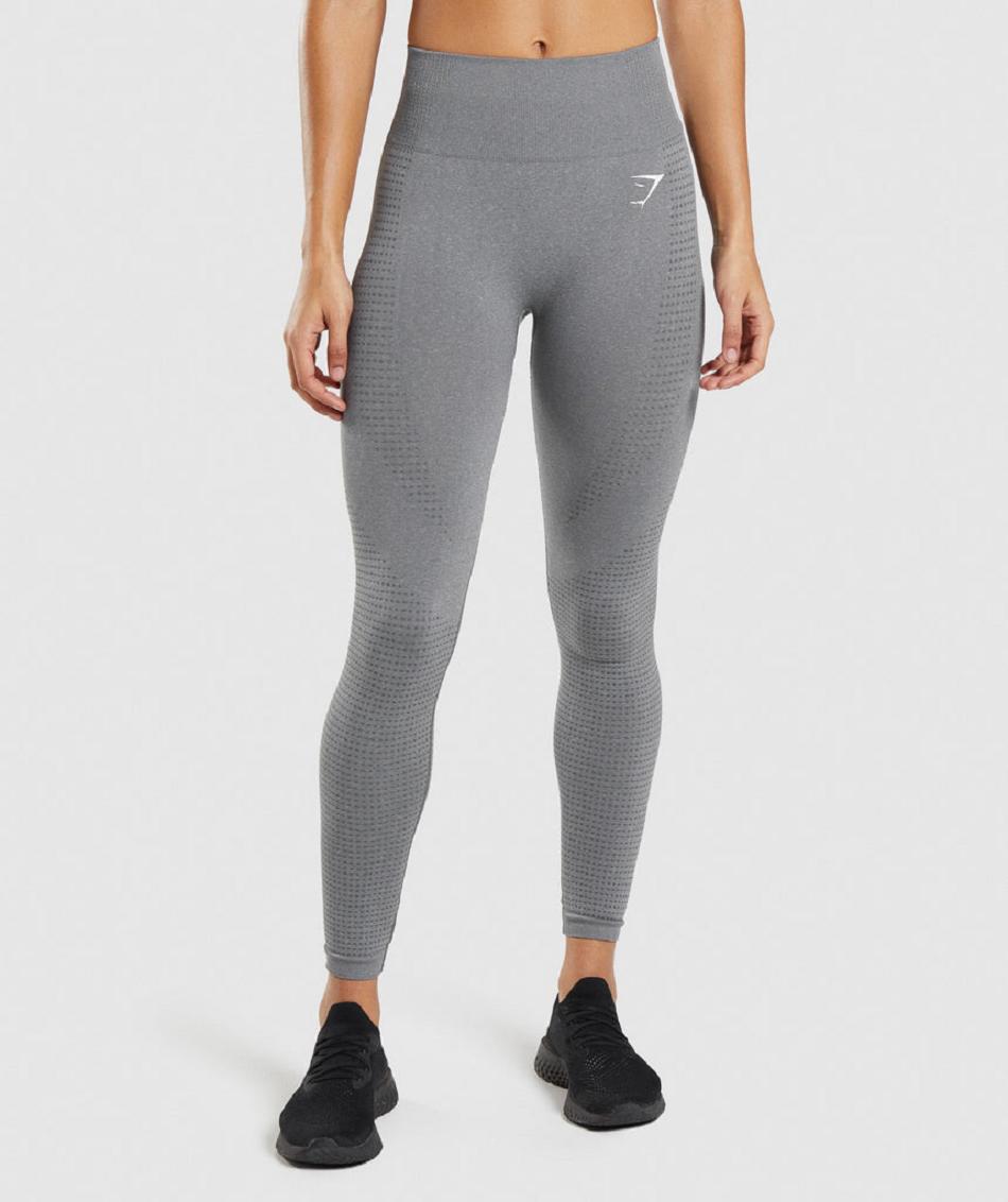 Gymshark Vital Seamless 2.0 Ženske Tajice Sive | HR 4025OKI